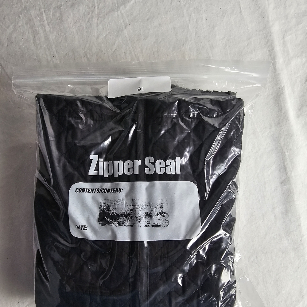 Spanner Quilted and Rib Knit Vest Black Size Medium - Picture 10 of 10